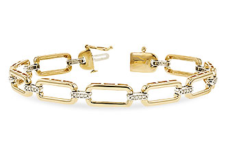 A319-15124: BRACELET .25 TW (7.5" - B234-60597 WITH LARGER LINKS)