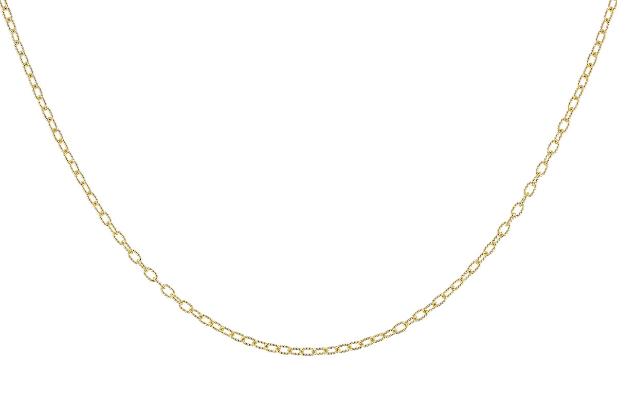 B319-15160: ROLO LG (18IN, 2.3MM, 14KT, LOBSTER CLASP)
