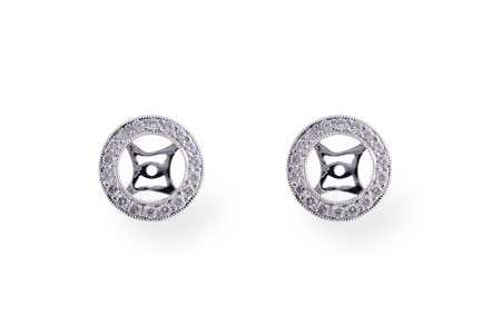 C229-15115: EARRING JACKET .32 TW (FOR 1.50-2.00 CT TW STUDS)