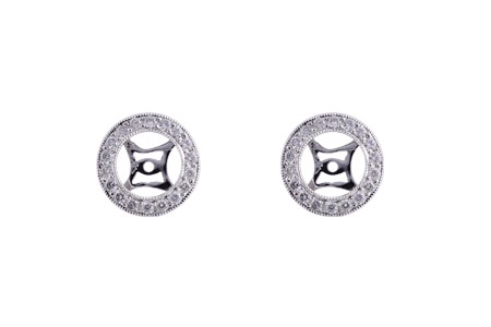 C229-15115: EARRING JACKET .32 TW (FOR 1.50-2.00 CT TW STUDS)