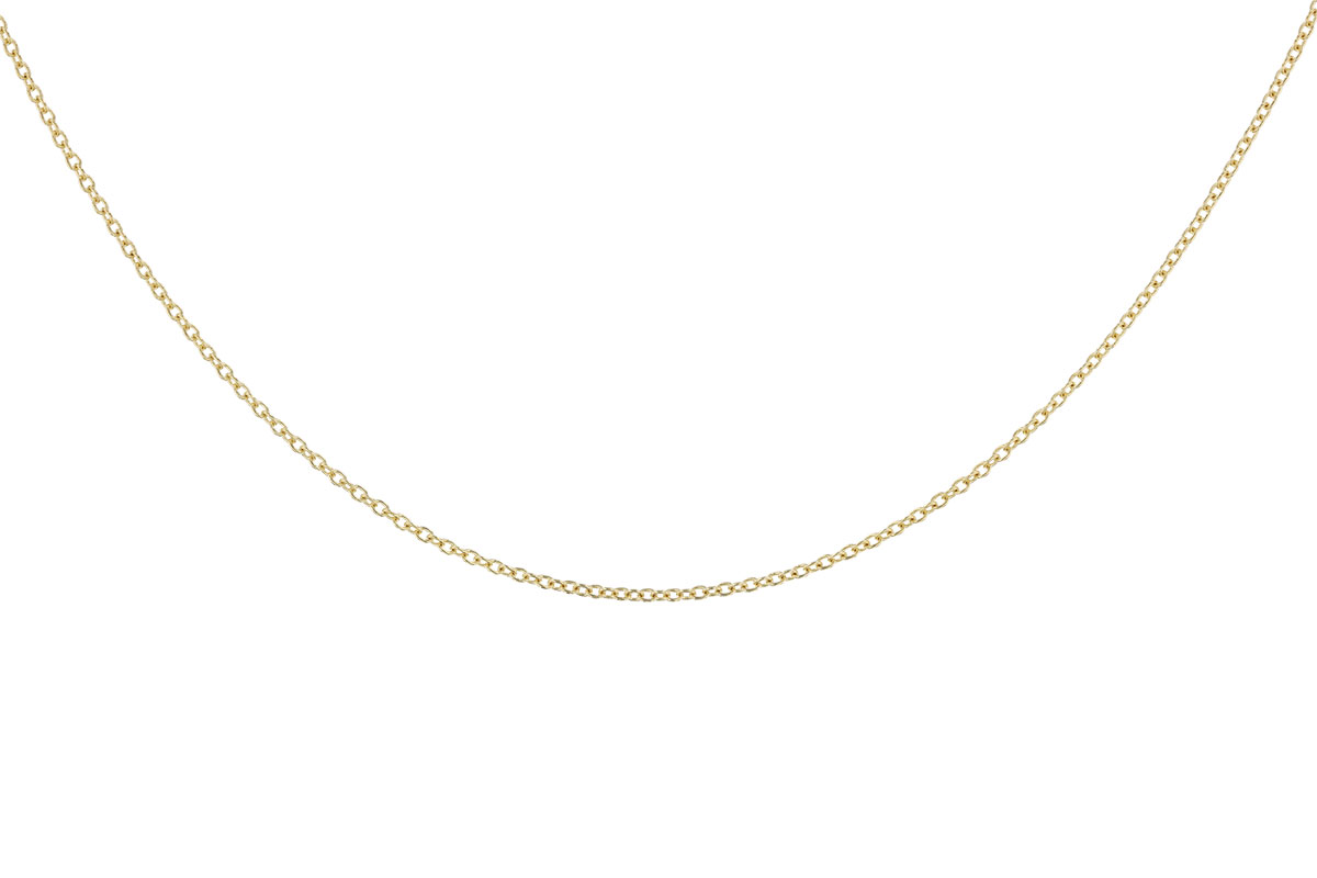 C319-16033: CABLE CHAIN (18", 1.3MM, 14KT, LOBSTER CLASP)
