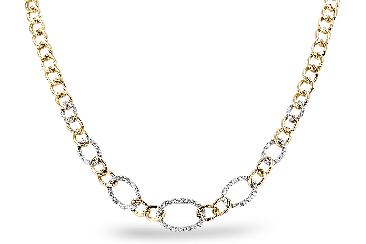 G319-10614: NECKLACE 1.15 TW (17")