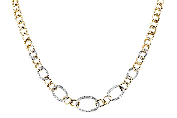 G319-10614: NECKLACE 1.15 TW (17 INCHES)