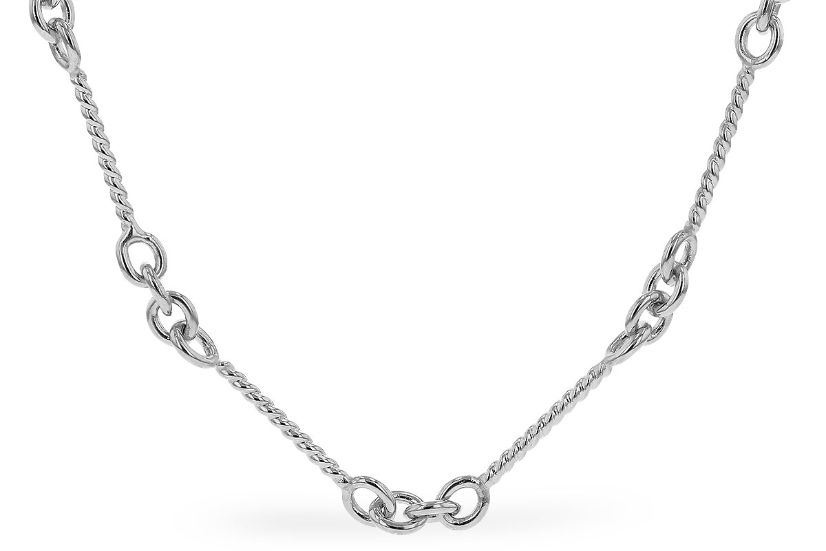 G319-15169: TWIST CHAIN (0.80MM, 14KT, 8IN, LOBSTER CLASP)